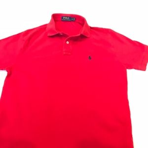 Men's red polo. Size small.